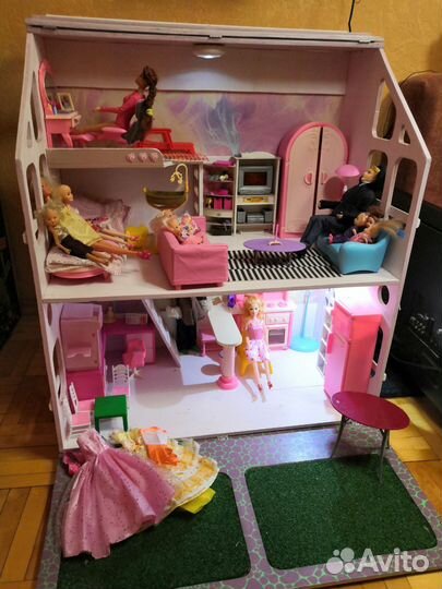 Домик кукольный для барби торг