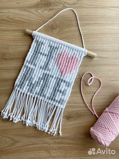 Настенное панно макраме для интерьера