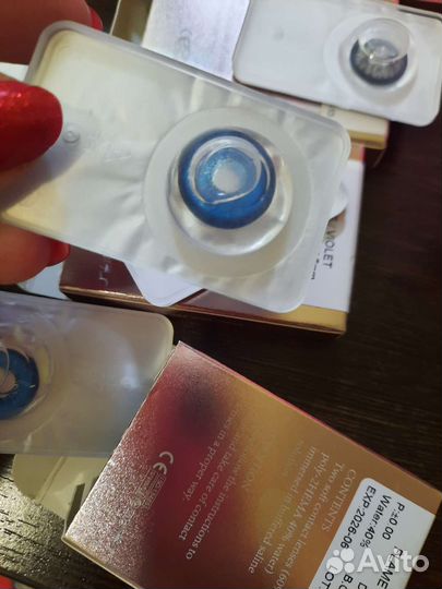 Линзы для глаз цветные