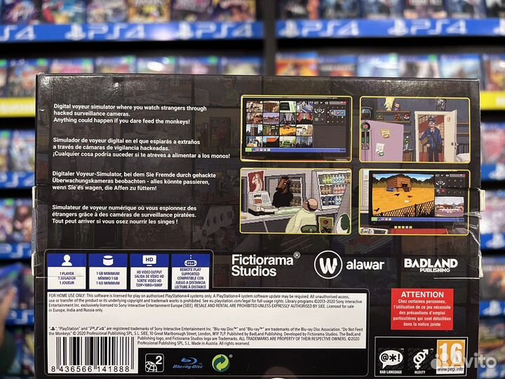 Do Not Feed the Monkeys Collector's Edition PS4