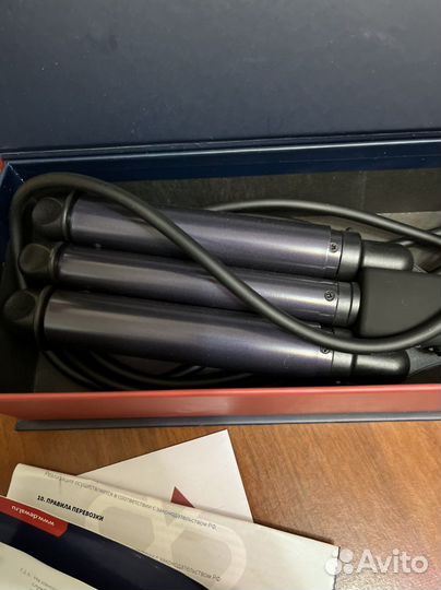 Стайлер щипцы плойка тройная волна для волос