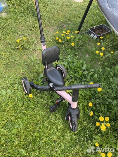 Трехколесный велосипед с родительской ручкой