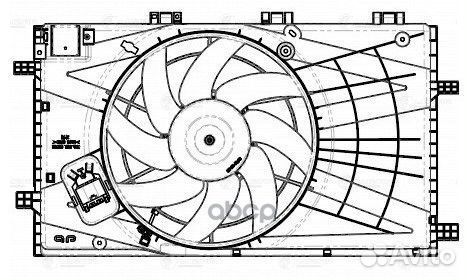 Э/вентилятор охл. для а/м Opel Insignia (08)
