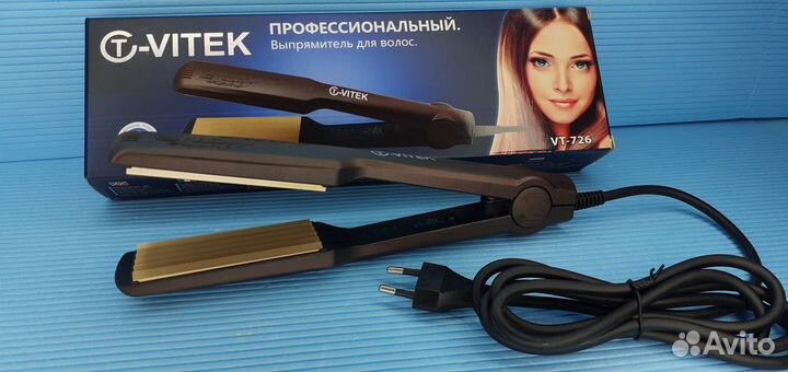 Плойка гофре для объёма Vitek Ультра гладкие щипцы