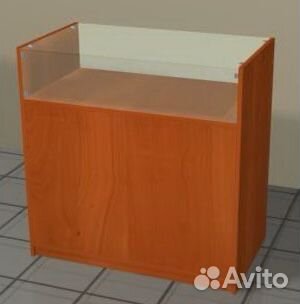 Прилавок со стеклом сверху