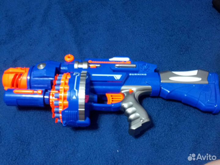 Бластер Burning Blast c мягкими пулями