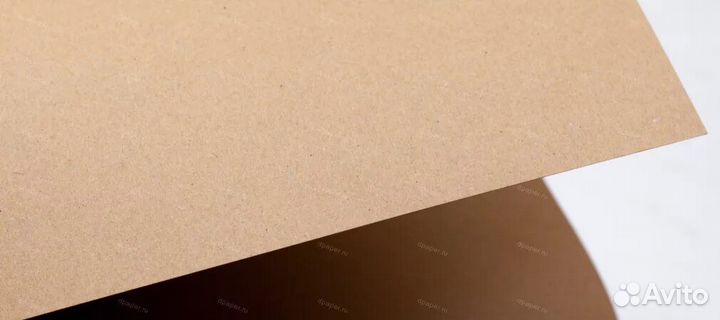 Крафт бумага ecoline brown 90, 120 грамм