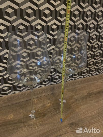 Большие гигантские декоративные бокалы