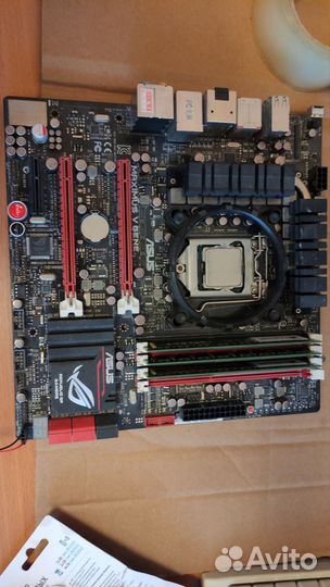 Материнская плата с процессором и DDR3