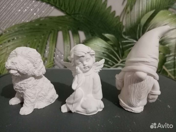 Игрушки из гипса собственного производства