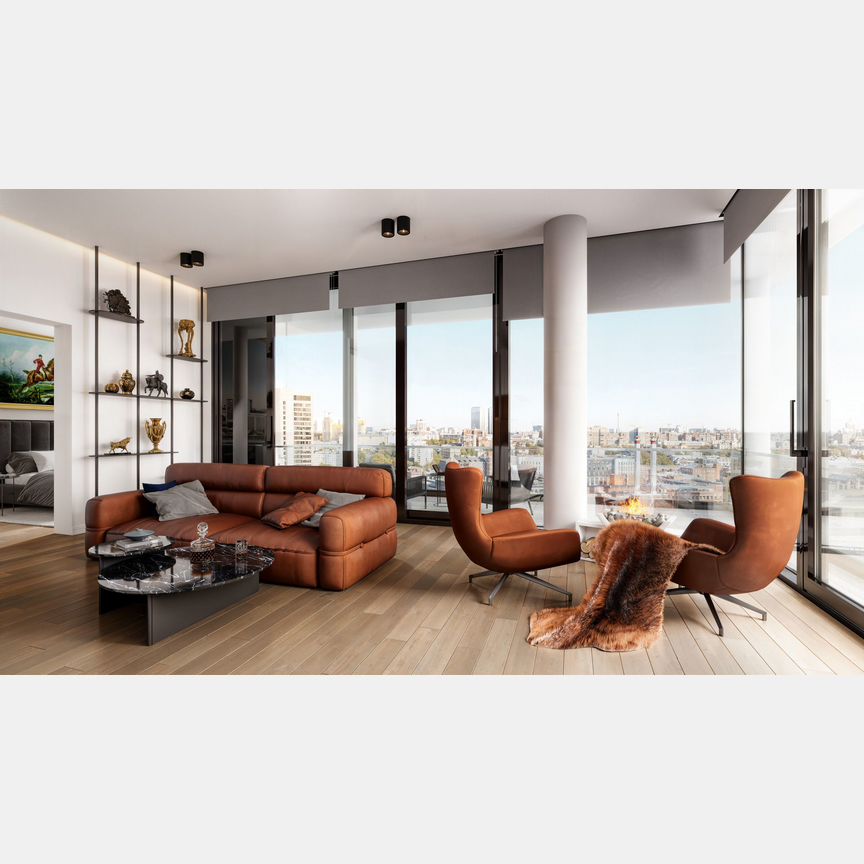 2-к. квартира, 76,4 м², 16/18 эт.