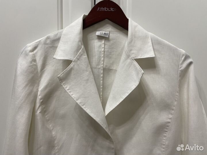 46 р Пиджак 100% лен