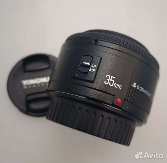 Объектив Yongnuo 35mm F 2 для Canon б/у