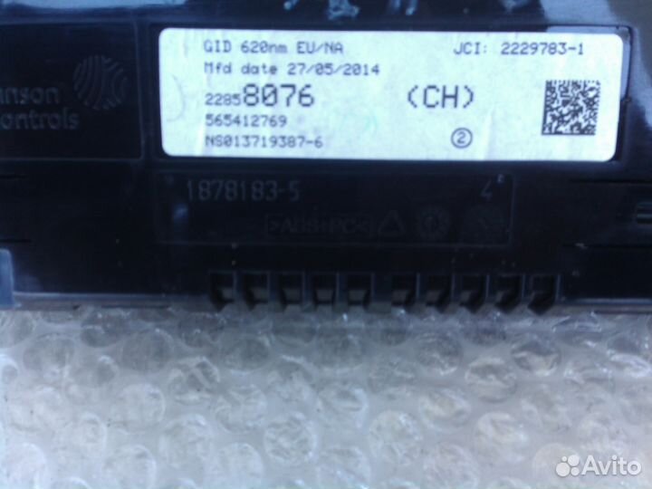 Опель Астра J-информационный блок