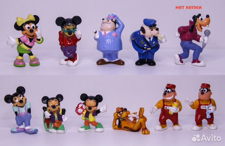 Микки Маус и его друзья 1989 г. Киндер - сюрприз