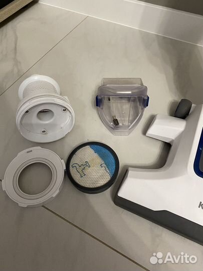 Вертикальный паровой пылесос