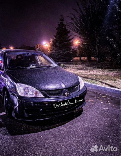 Сплиттер на бампер Mitsubishi Lancer 10 9 evo