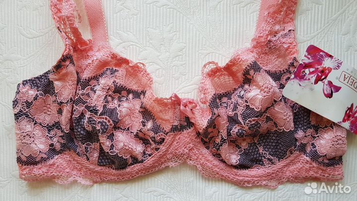 Бюстгальтер 75C Orhideja розовый+серый Латвия новы