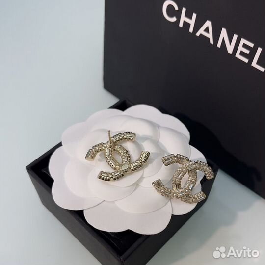 Серьги chanel