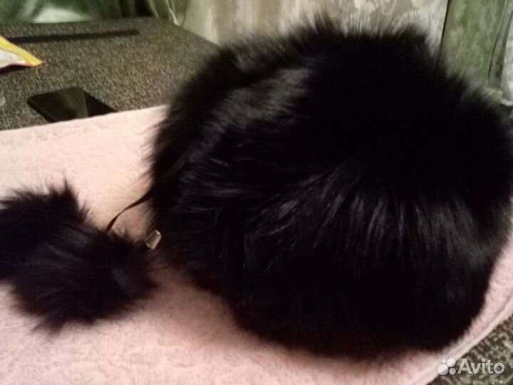 Шапка женская из песца