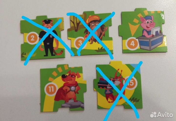 Магниты Растишка Алфавит буквы и Профессии