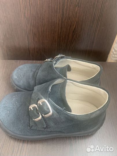 Детские ботинки для девочки чёрные