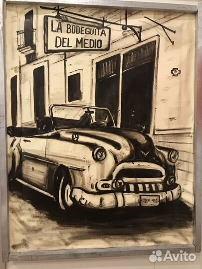 Картина уличного художника с Кубы