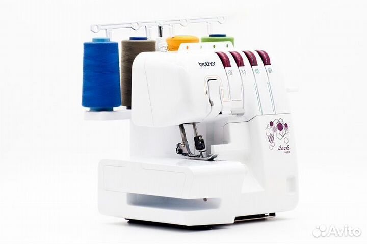 Оверлок Brother 655 D / 3-4х ниточный 8 видов швов