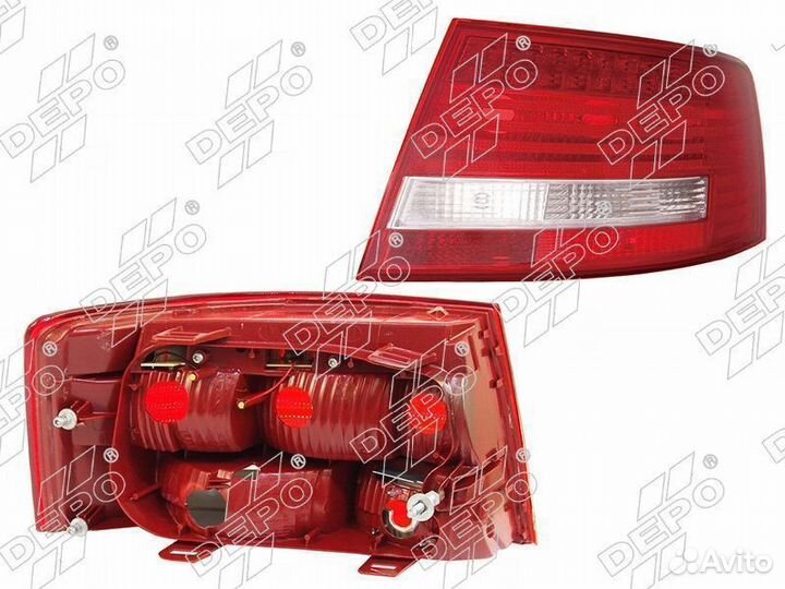 Фонарь задний audi A6 05-08 правый диодный