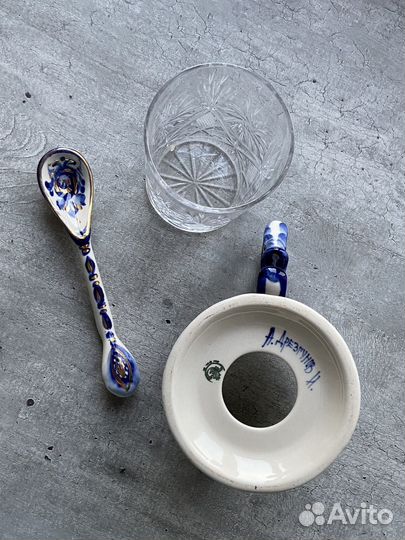 Подстаканник гжель