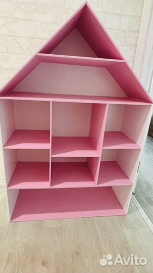 Домик кукольный (стеллаж для игрушек)