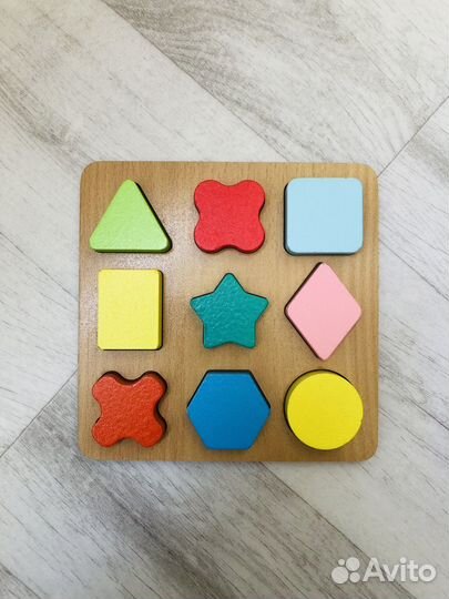 Игрушки развивающие пакетом, Монтессори