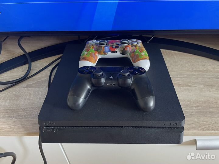 Игровая приставка PS4 Slim 1TB шитая