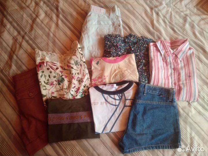 Вещи пакетом на девушку