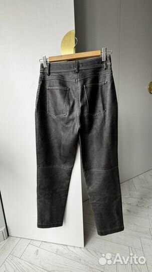 Кожаные брюки lime