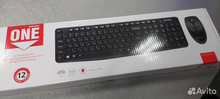 USB Беспроводной новый набор Клава + мышка