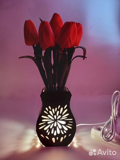 Светильник настольный ручной работы