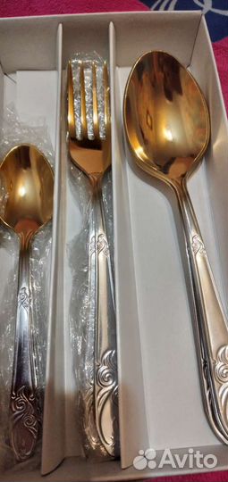 Набор столовых приборов новый, аша