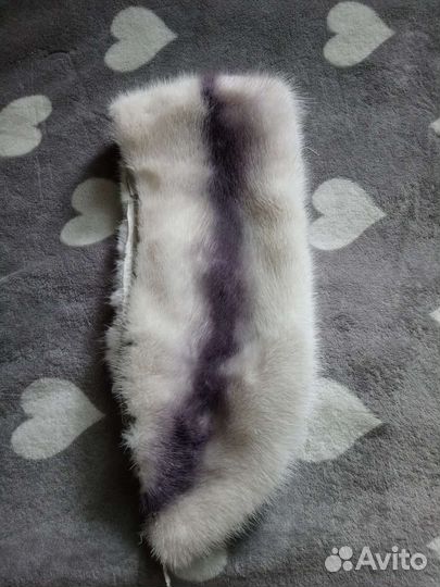 Воротник из норки, сумка, ремень (пояс)