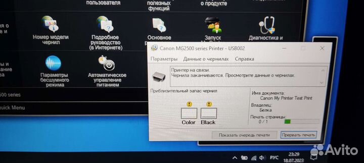 Принтер струйный Canon pixma mg2540s