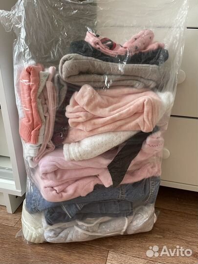 Вещи пакетом на девочку 62-68
