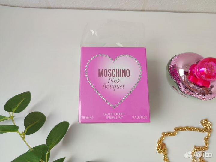 Новая туалетная вода 100 мл Pink Bouquet Moschino