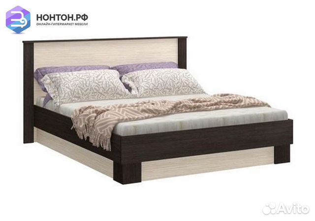 Кровать София 1.6 м венге / дуб белфорт