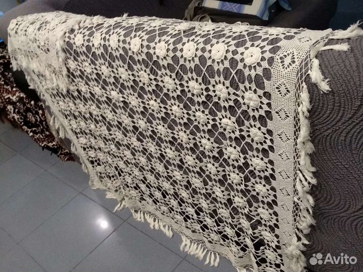 Скатерть ручная работа довоенного периода