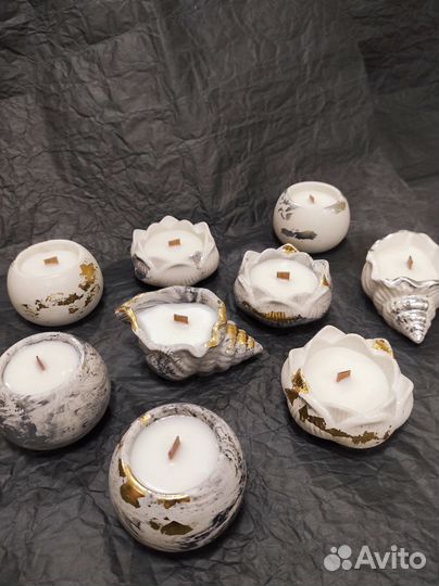 Свечи ручной работы из соевого воска