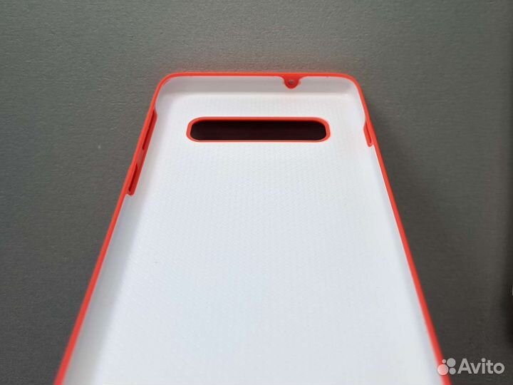 Чехол Silicone cover на Samsung S10
