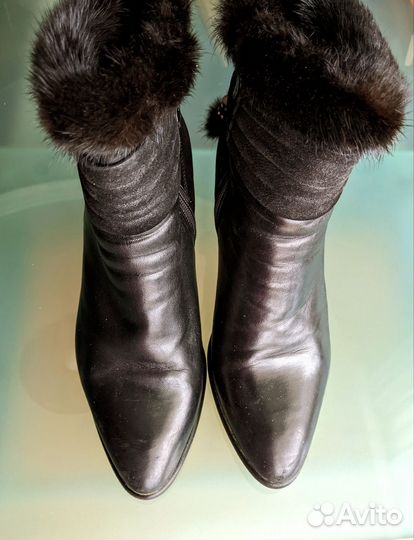 Роскошные ботильоны зима Aссademia Италия 40р/26,5