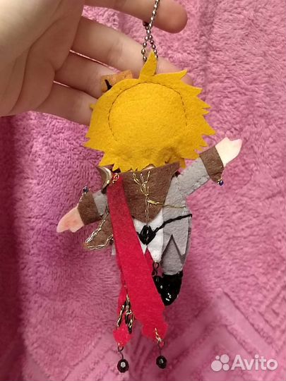 Брелок из фетра Геншин Тарталия