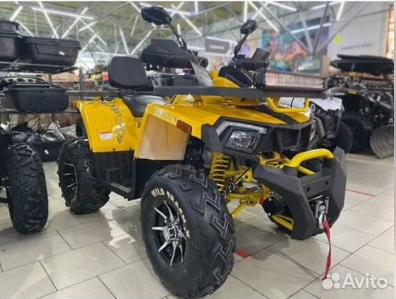 Квадроцикл Motoland Wild Track X 200 PRO + лебедка