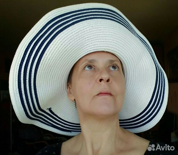 Шляпа от солнца. Диаметр 45 см. Новая